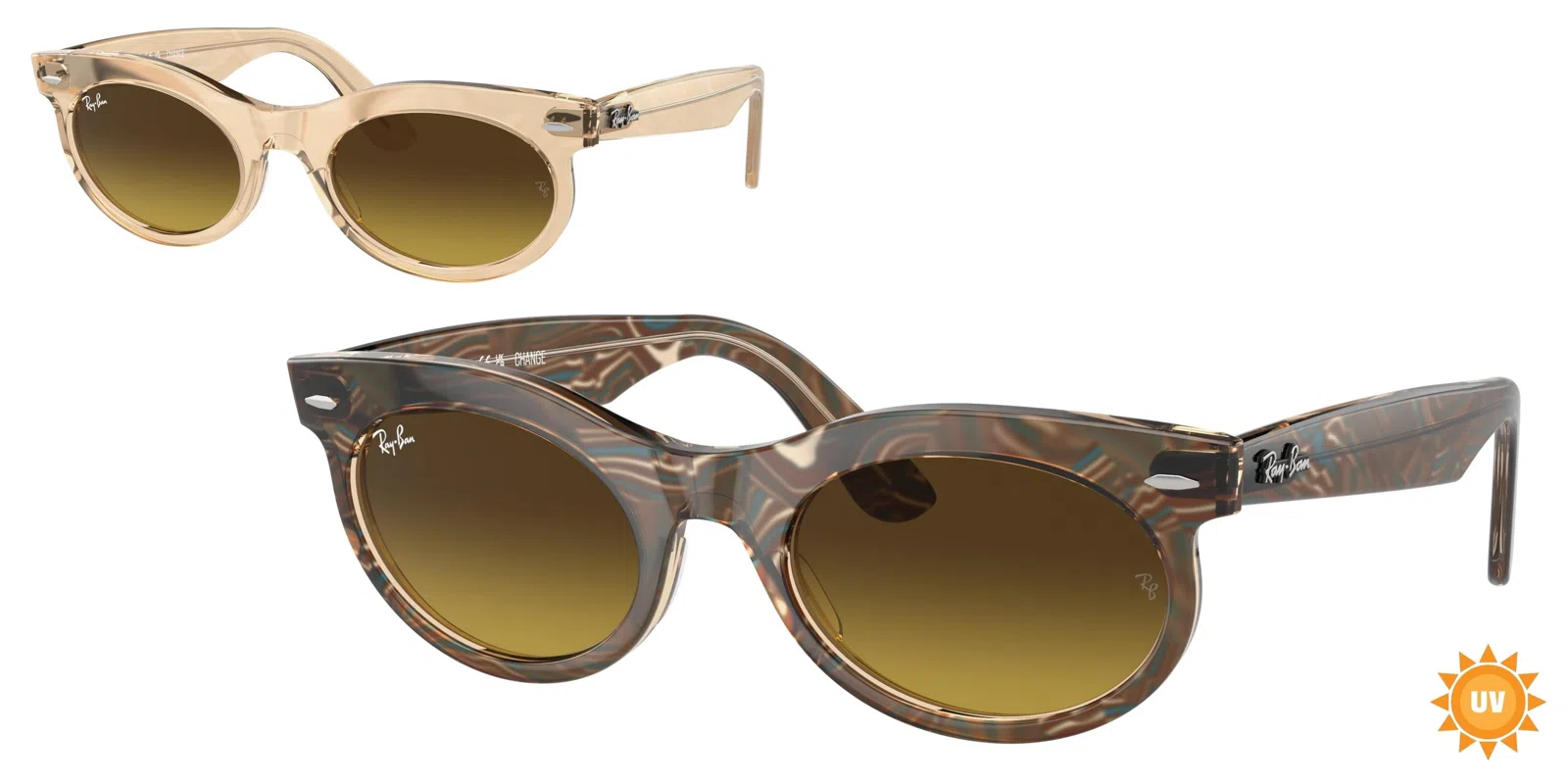 Ray-Ban Wayfarer Oval 2242F Sunglasses - view 9